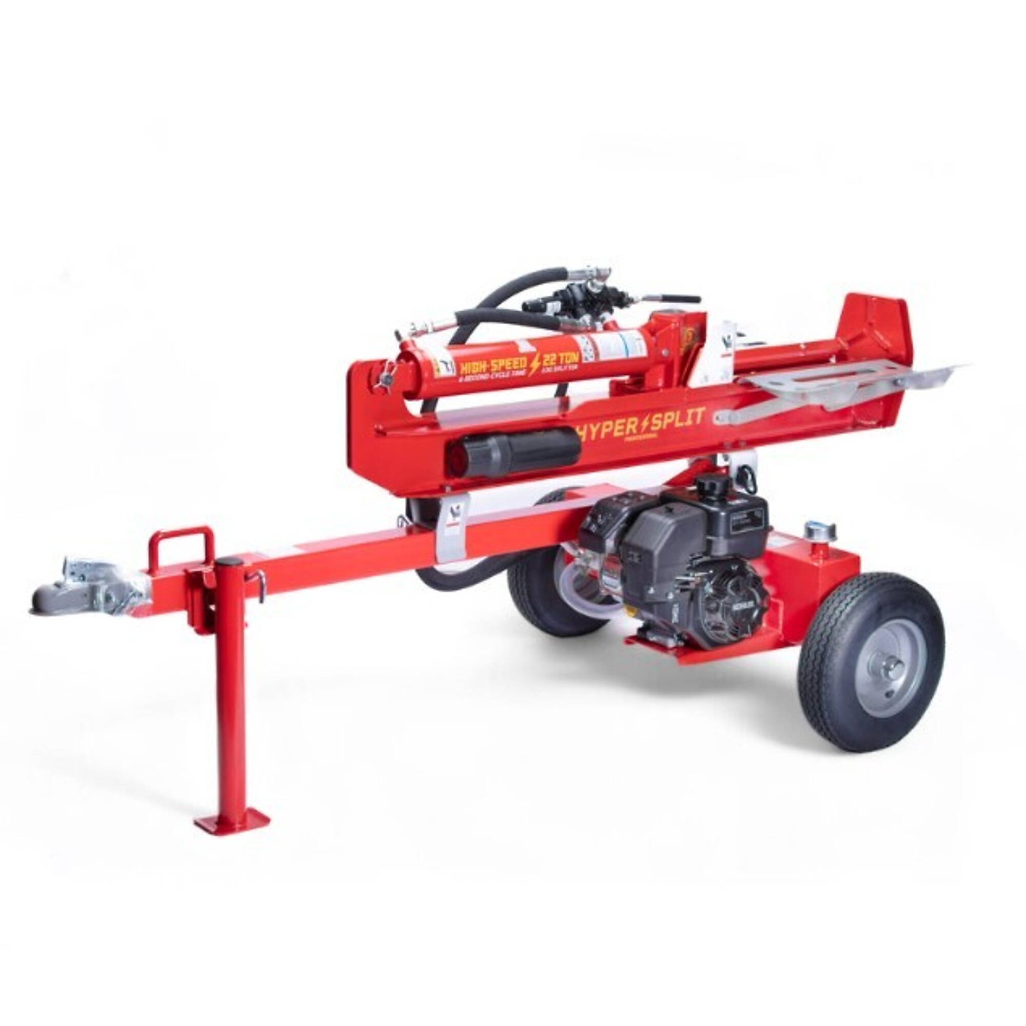 HyperSplit, 22-Ton Horizontal/Vertical Log Splitter with Kohler6.5 Hp 196cc Engine, Model # 33-132.